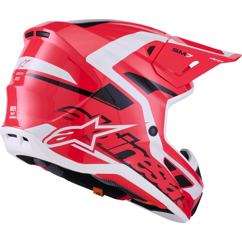 ALPINESTARS SM7 Deed Helmet - Gloss Red/Black/White