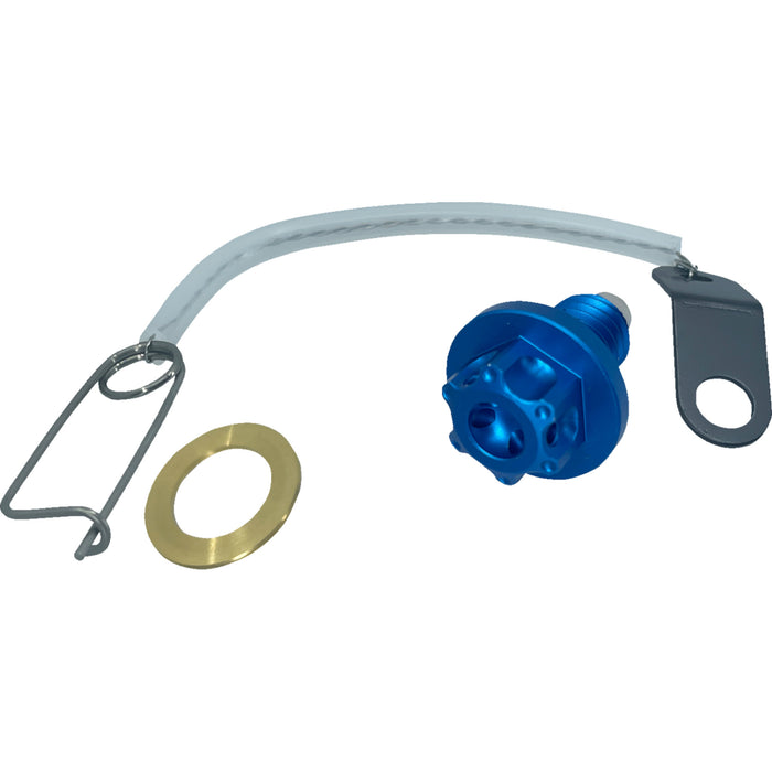PSR 0920-0103 00-01943-25 Magnetic Oil Drain Plug Magnetic Drain Plug - M8 x 1.50 x 17 mm - Blue