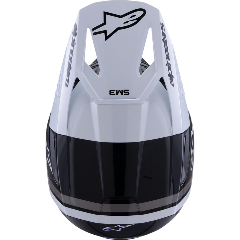 ALPINESTARS SM3 Radium Helmet - Gloss Black/White/Gray