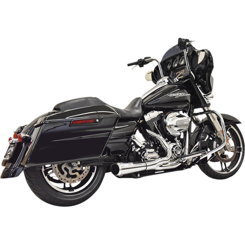 Bassani Xhaust Road Rage 2-Into-1 Exhaust System - 1F52R For Harley Touring 1995-2016