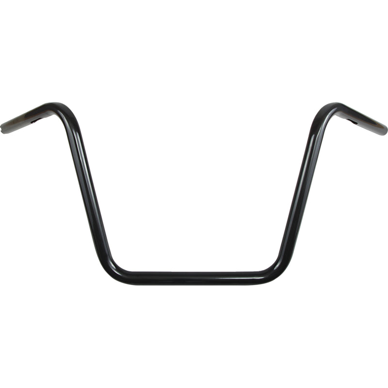 DRAG SPECIALTIES 0601-4189 1" Handlebar — Buckhorn/High 1" Handlebar - Buckhorn High - TBW - Black