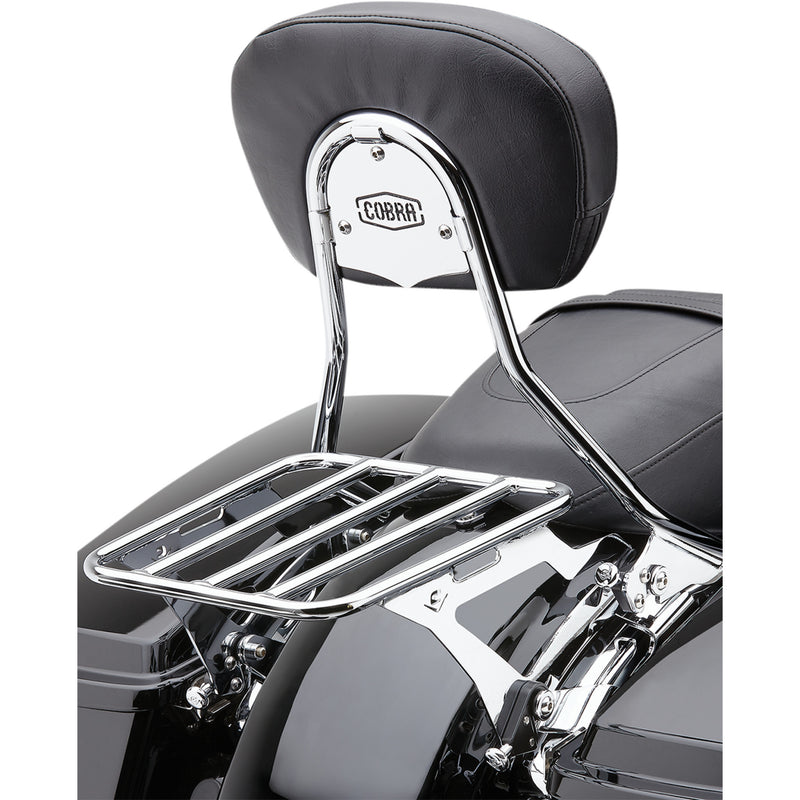 Cobra Quick-Detach Backrest - 602-2012 For Harley Touring 1997-2008