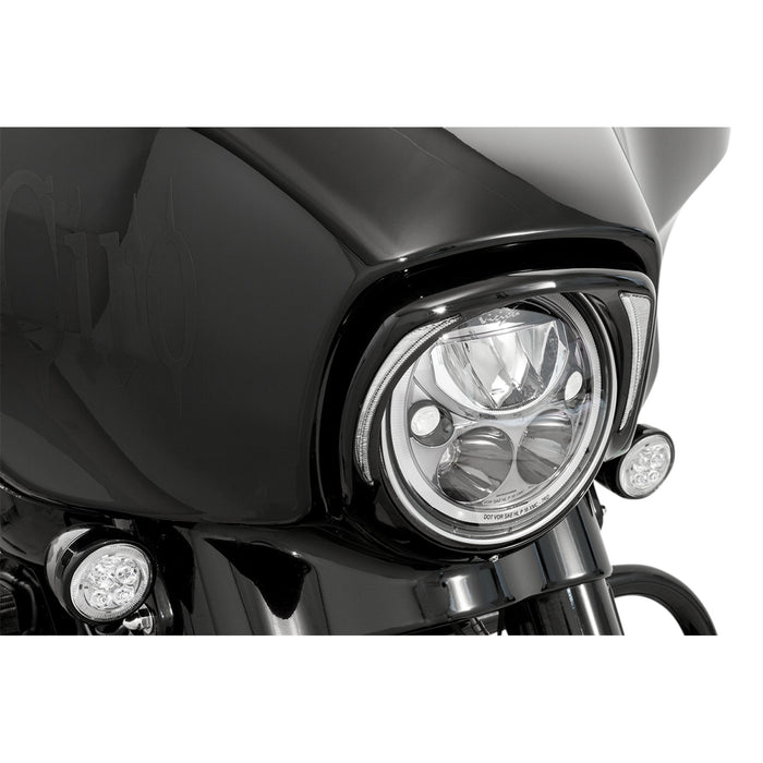 CIRO 2040-2763 45206 Fang® Headlight Bezel - Black