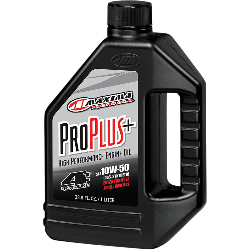 MAXIMA RACING OIL 3601-0314 30-19901 Pro Plus+ Synthetic 4T Engine Oil Pro Plus+ 4T Oil - 10W50 - 1L