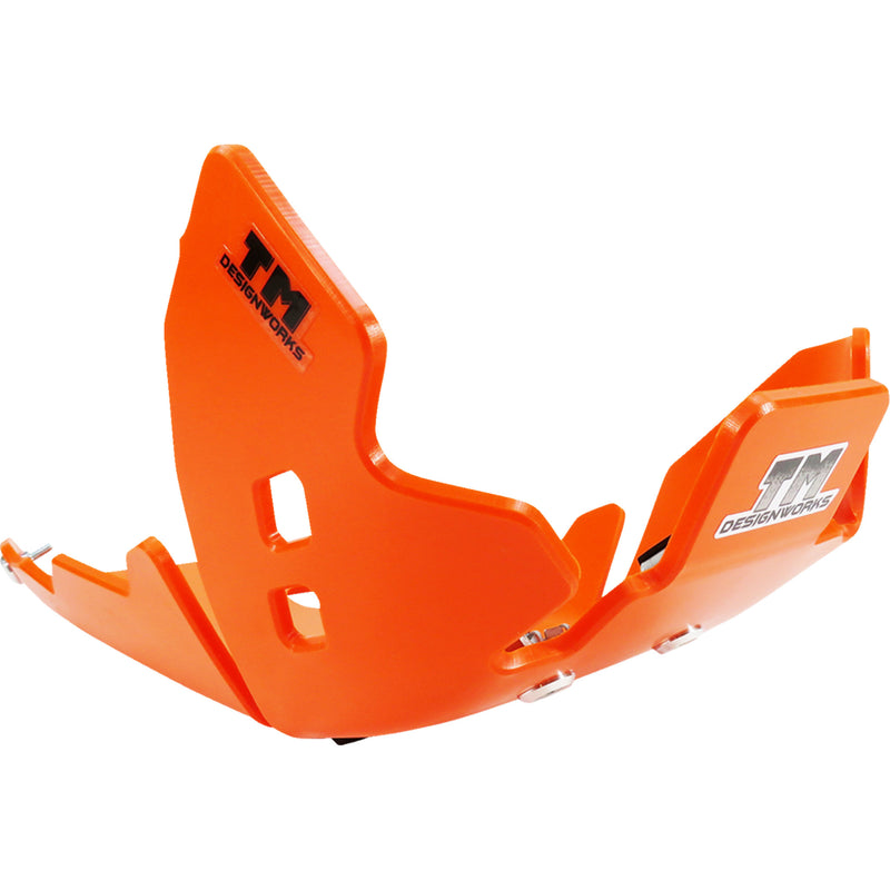 T.m. Designworks Skid Plate - KTMC-258-OR For KTM Dirt Bikes 2023-2025 | Gas Gas 250 / 300 2024-2025