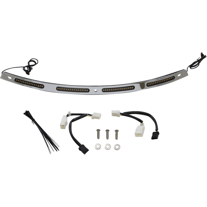 Custom Dynamics Windshield Trim - CD-WT2-SEQ-01-C For Harley Touring 2006-2013