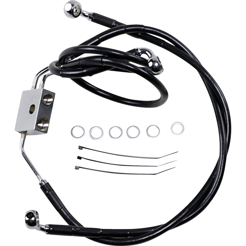 Drag Specialties Brake Line - 1741-3830 For Harley Fat Bob 2012-2017