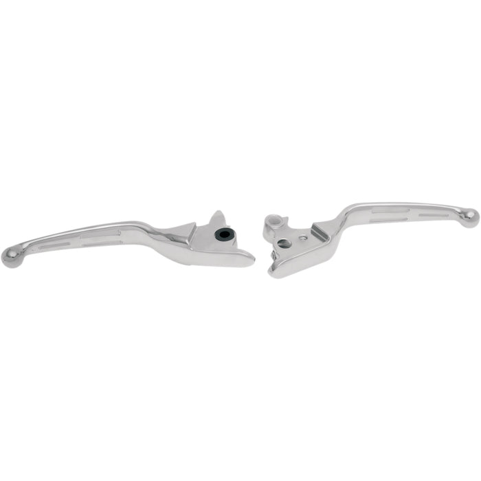 DRAG SPECIALTIES Slotted Wide Blade Lever Set Levers
