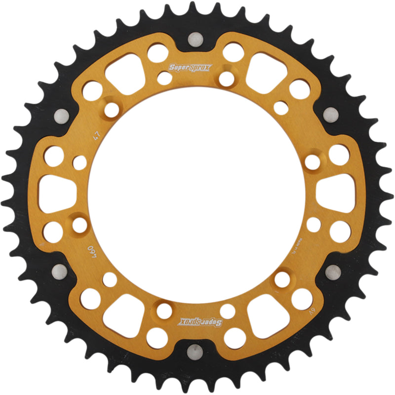Supersprox Sprocket - RST-460-47-GLD For Kawasaki Dirt Bikes 1982-2022 | Suzuki RMZ 250 2004-2006