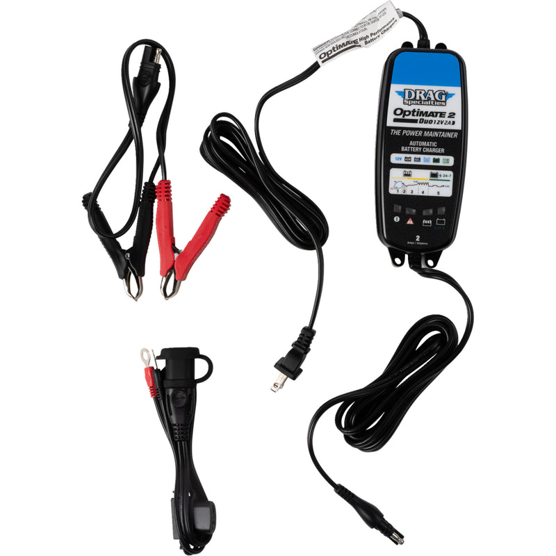 DRAG SPECIALTIES 3807-0705 Optimate 2 Duo Charger Battery Charger - Optimate 2 Duo