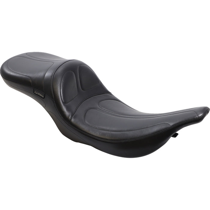 LE PERA 0801-0498 LN-957DL Maverick Daddy Long Legs Seat - Black - Stitched - FLT/FLHT '97-'01