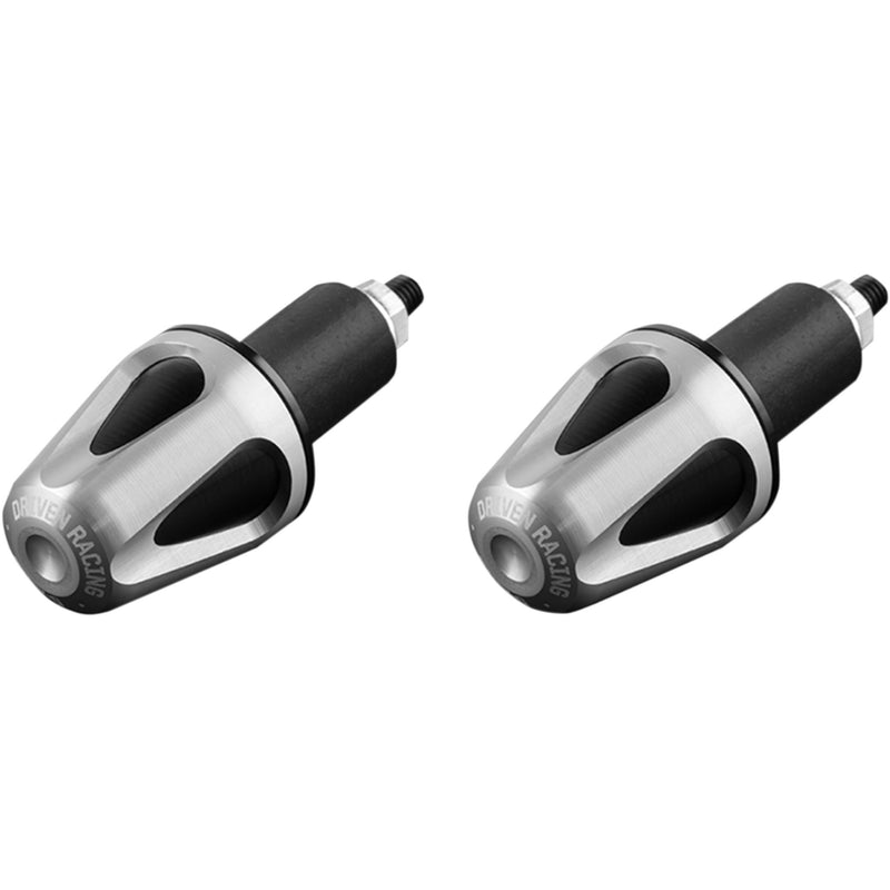 DRIVEN RACING 0634-0357 DXB-SL D-Axis Handlebar End Bar End Weight - Silver/Black
