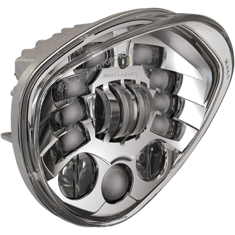 J.W. SPEAKER 2001-1786 0555161 Adaptive 2 Headlight for Victory with Diamond Headlights Adaptive 2 LED Headlight - 7" Victory - Chrome
