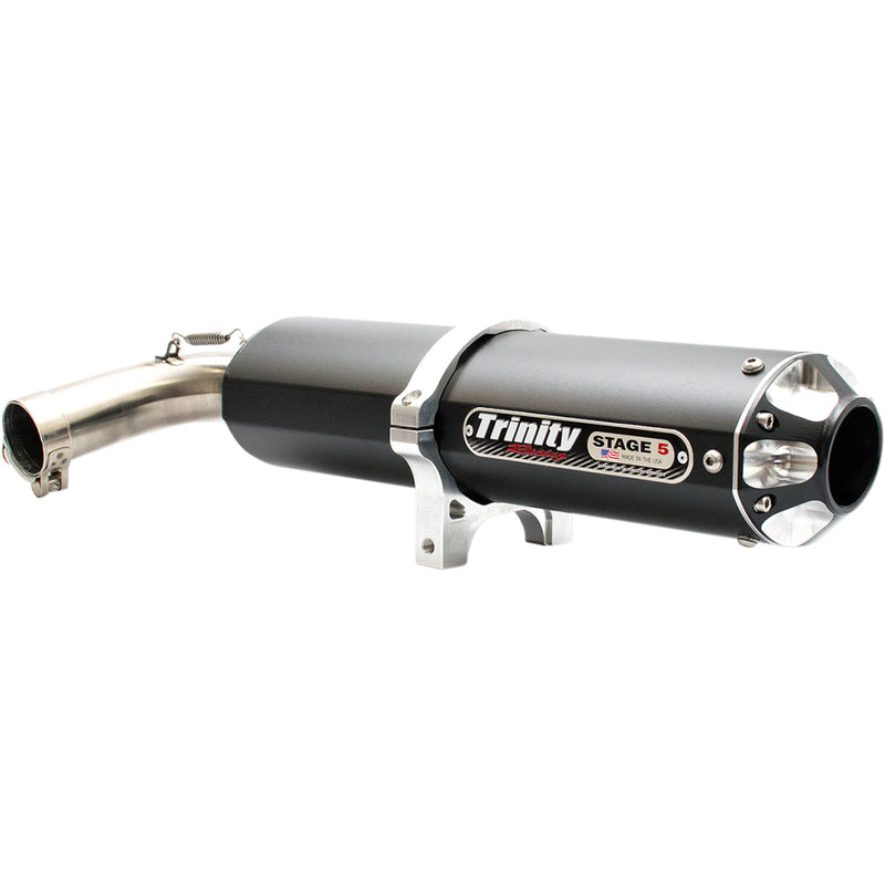 Trinity Racing Stage 5 Muffler - TR-4158S-BK Yamaha 1000R / YXZ1000R 2016-2023