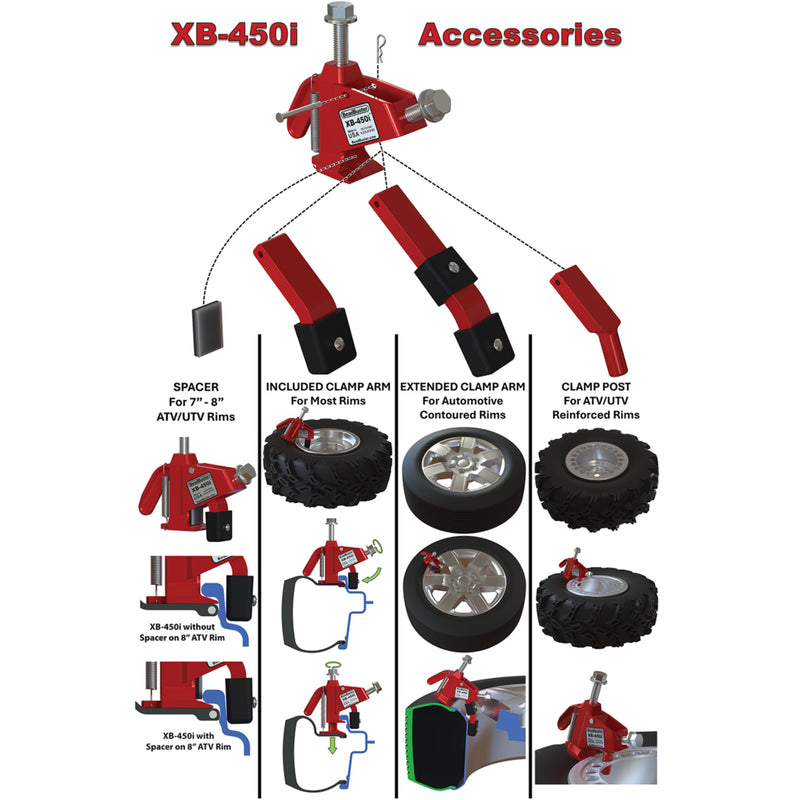 BEADBUSTER 3810-0183 BB1X XB-450i All-Purpose Tire Bead Breaker XB-450i Tire Bead Breaker - All-Purpose