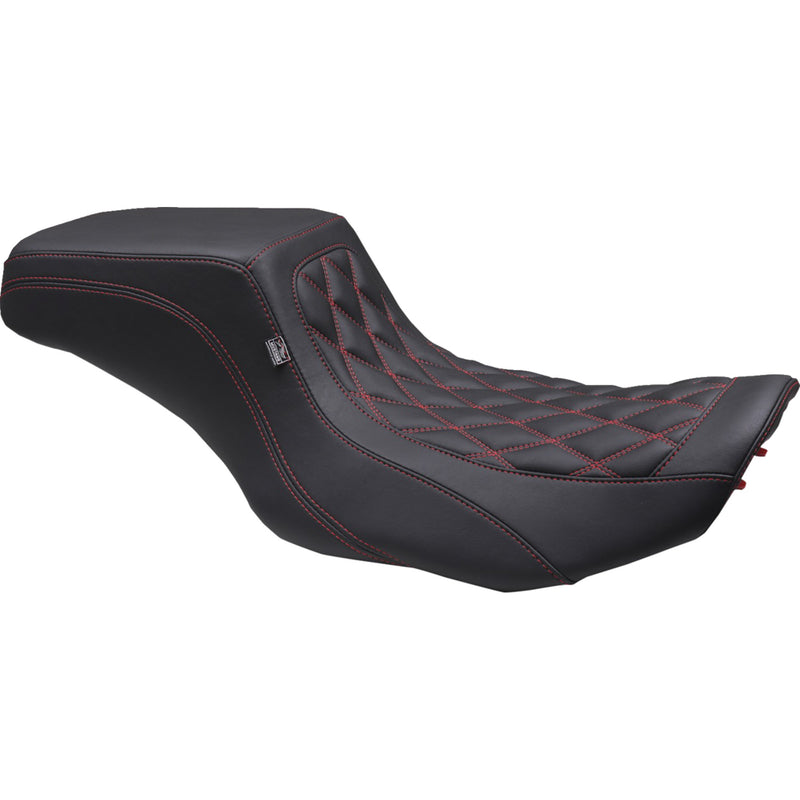 Mustang Squareback Seat - 88416DC For Harley Touring 2023-2026