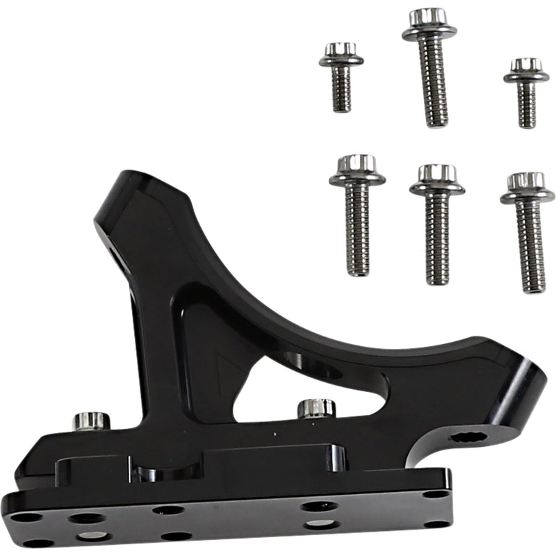 ALLOY ART 1701-0689 49RABM-2 Radial/Ambidextrous Brake Mount - Ambidextrous Caliper Radial Mount - Black