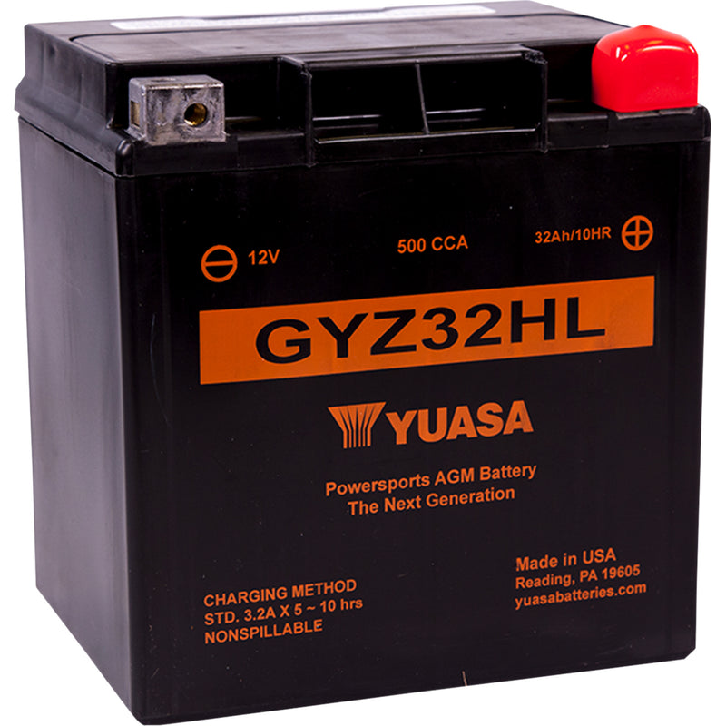Yuasa GYZ Battery - YUAM732GHL For Harley Touring 1997-2023 | BMW Motorcycles 1973-1995 | Arctic Cat UTVs 2009-2017 | Ski-Doo Snowmobiles 2010-2023