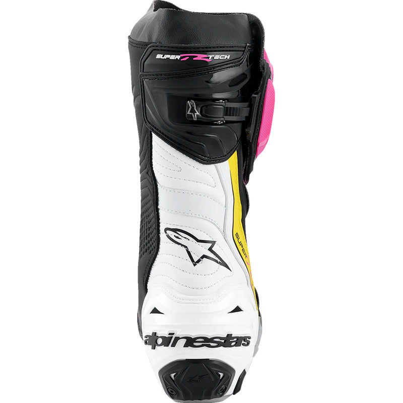 ALPINESTARS Supertech R Boots Black/Magenta/White/Yellow - US / EU
