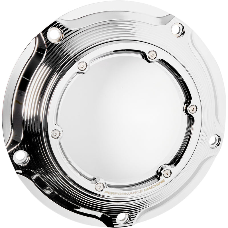 Performance Machine (pm) Derby Cover - 0177-2083M-CH For Harley Touring 2015-2021
