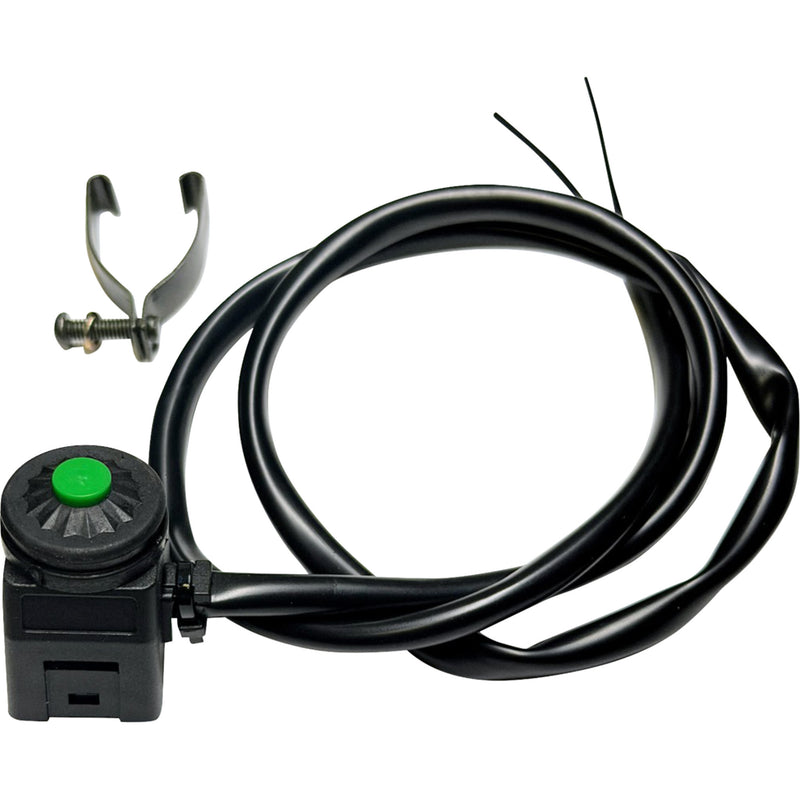 K&S TECHNOLOGIES 2106-0642 12-0106G-WP Momentary Switch 7/8" - green button - universal