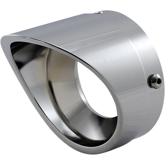 COBRA 1860-0526 PT-1009P 4" Billet Exhaust Tip 4" Billet Tip - Scalloped End Cap