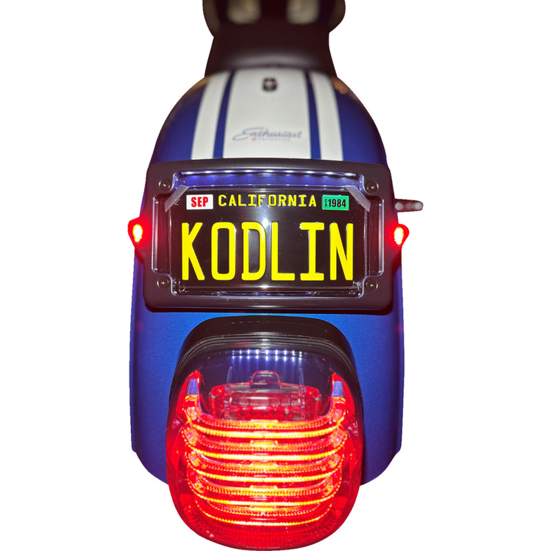 KODLIN USA 2030-2310 KUS20350 Elypse 3-1 LED License Plate Kit - Amber/Red/White - Black