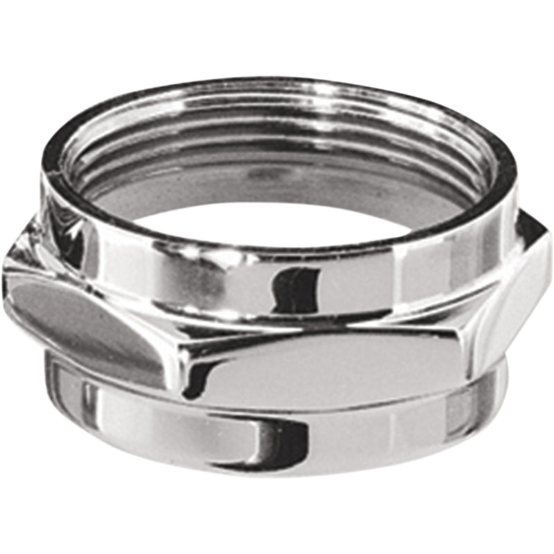 PINGEL 0705-0082 A3001C Power-Flo Fuel Valve Chrome Adapter Nut Adapter Nut - Chrome - 22 mm
