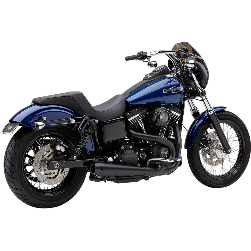 Cobra El Diablo 2-Into-1 Exhaust System - 6476B For Harley Dyna 2006-2011