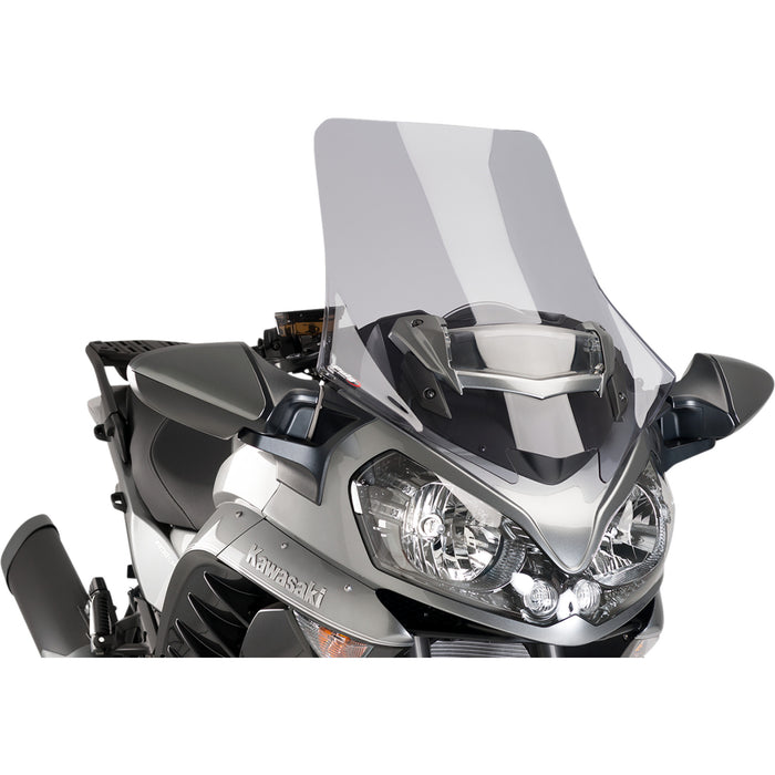 PUIG HI-TECH PARTS 2301-2648 7628H Z-Racing Windscreen Race Windscreen - 27-3/4" - Light Smoke - Kawasaki