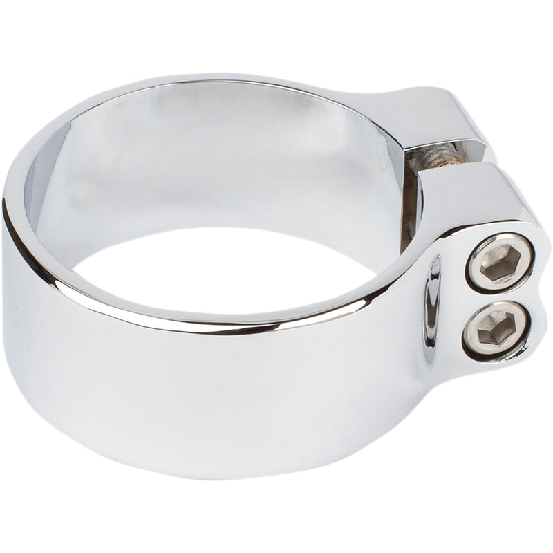 ARLEN NESS 1861-1223 05-943 Super Clamp for Slip-On Muffler Chrome Exhaust Clamp - 2.5"