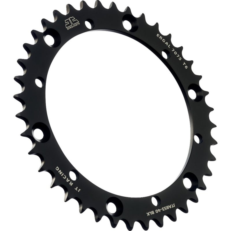 JT SPROCKETS 1211-2602 JTA853.40BLK RaceLite Aluminum Rear Sprocket Rear Sprocket - Black - 40 Tooth - Yamaha