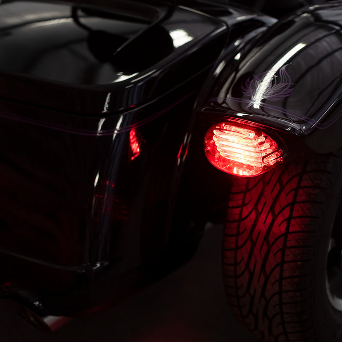 CUSTOM DYNAMICS 2010-1369 PB-TL-SB-S ProBEAM® Squareback LED Taillight Kit - without License Plate Illumination Window - Smoke