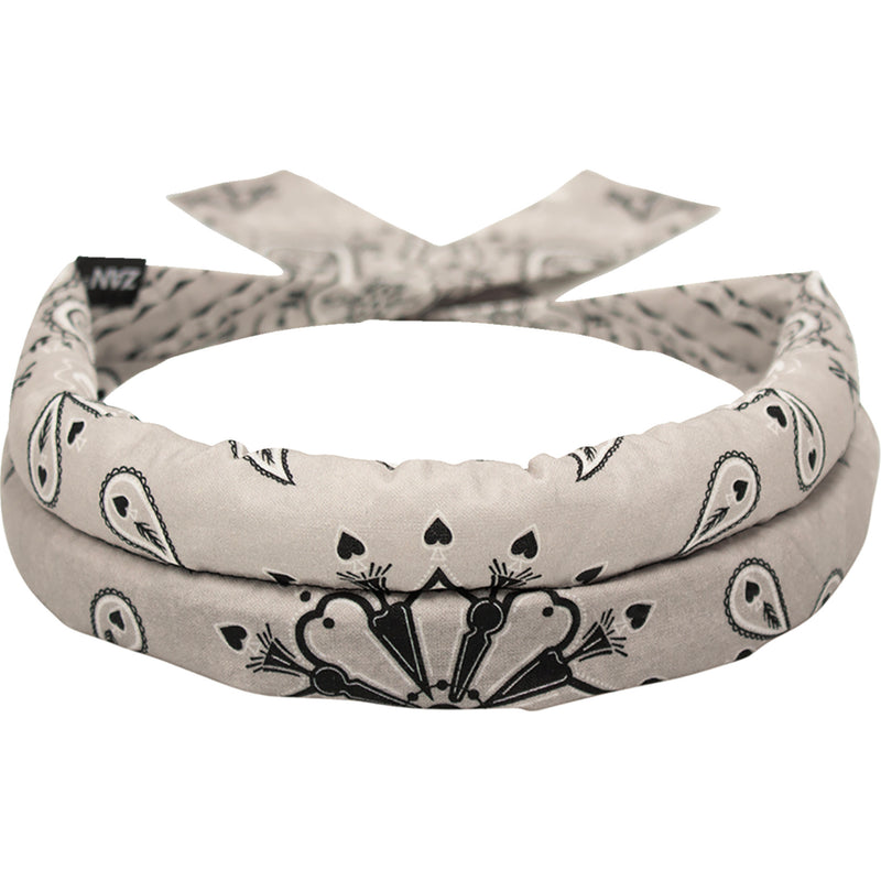 ZAN HEADGEAR 2504-0572 DC165 Cotton Cooldanna® gray paisley