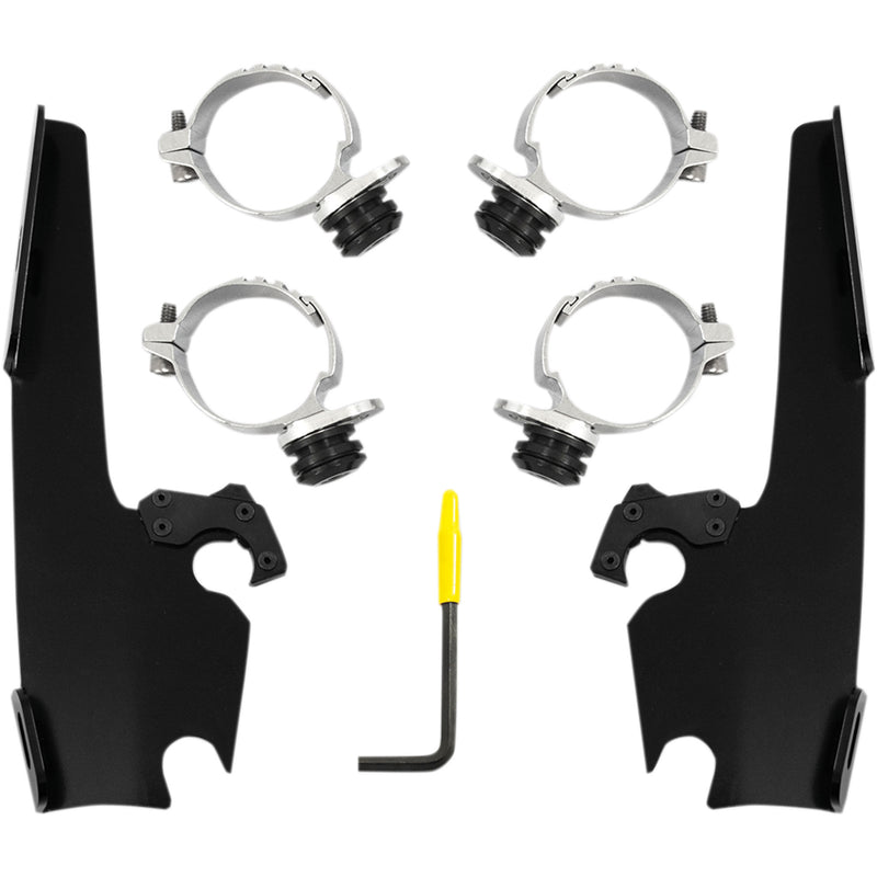 Memphis Shades Trigger Lock Mounting Kit - MEB2013 For Harley Dyna Low Rider 2014-2017