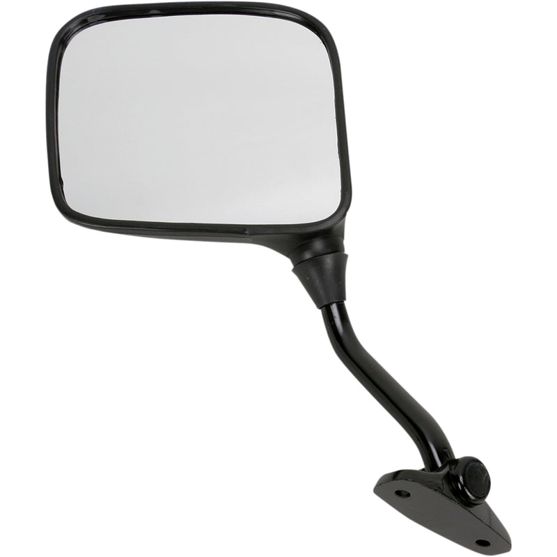 EMGO 2086852 20-86852 OEM-Style Replacement Mirror Mirror - Side View - Rectangle - Black - Left