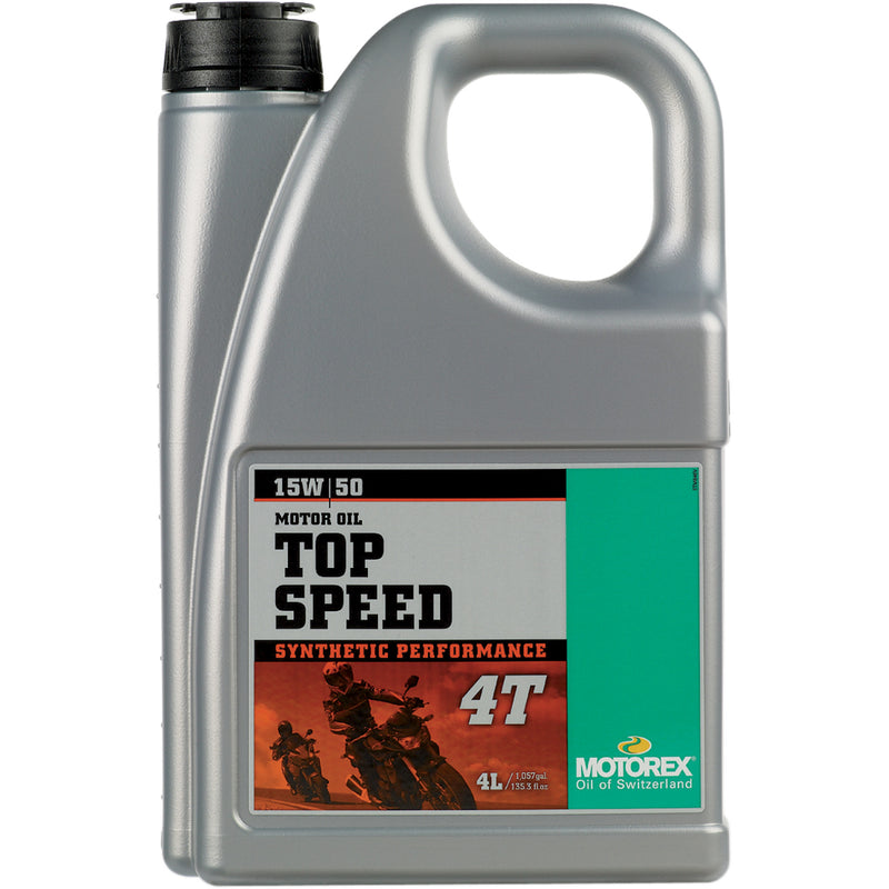 MOTOREX 3601-0013 304975 Top Speed Synthetic 4T Engine Oil 15w-50 - 4l