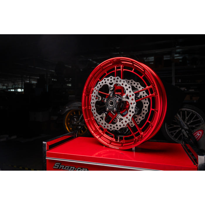 ARLEN NESS 0201-2665 330-056 Flatline Rim Rim - Flatline - Front - Red - 21x3.5