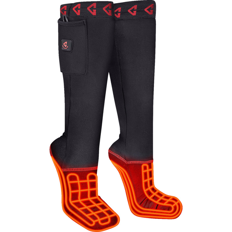 GERBING HEATED CLOTHING 3431-0862 GER-SKLN-7V-S-M 7V Battery Heated Sock Liner small/medium