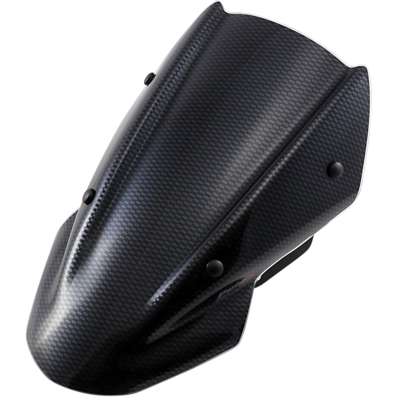 PUIG HI-TECH PARTS 2301-2728 9588C New Generation Windscreen 13-3/8" - carbon - kawasaki