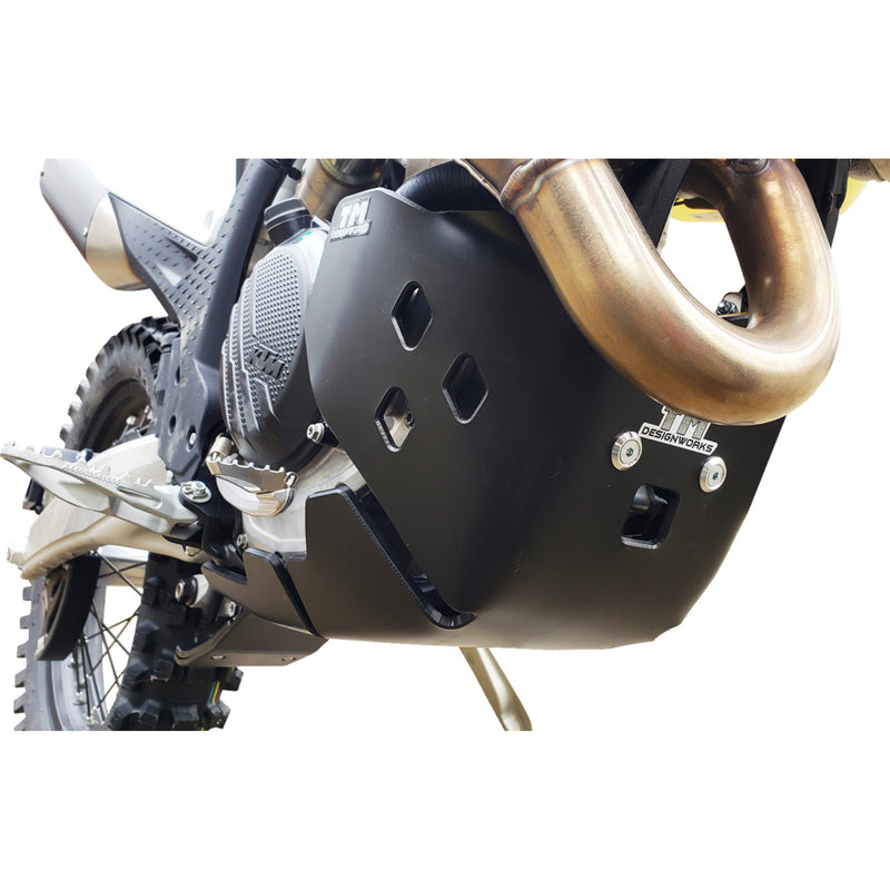 T.m. Designworks With Linkage Skid Plate - KHLG-362-BK For Gas Gas Dirt Bikes 2023-2025 | KTM 250 Factory Edition / SX-F 250 / XC-F 350 2022-2025