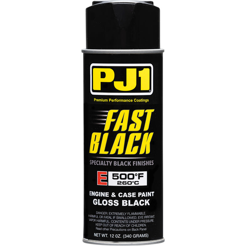 PJ1/VHT 3712-0025 16-ENG Fast Black Gloss Engine/Case Paint Engine Paint - Gloss Black - 12 oz. net wt. - Aerosol