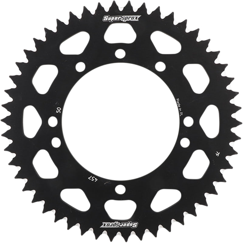Supersprox Aluminum Sprocket - RAL-457-50-BLK TM (17/14) / Jr / 85 2013-2015