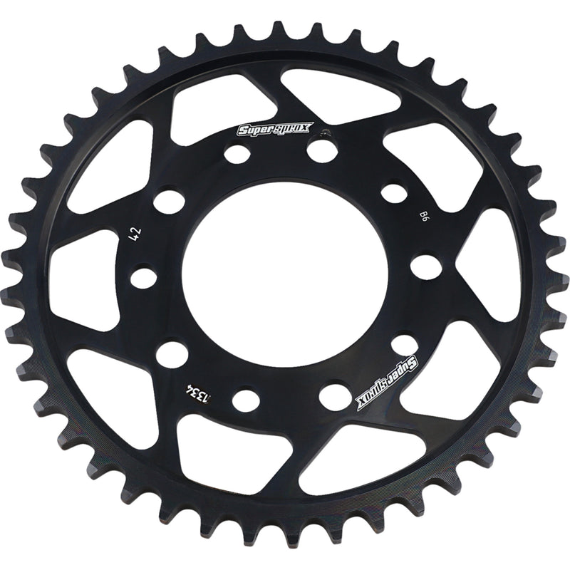 SUPERSPROX 1210-2156 RFE-1334-42-BLK Racing Steel Rear Sprocket Rear Sprocket - 42 Tooth