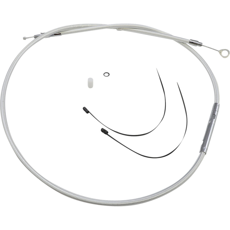 Magnum Shielding High-Efficiency Braided Sterling Chromite II® Clutch Cable /16" - 32218HE For Harley Touring 2007