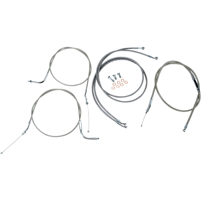 Baron Cable Kit - BA-8022KT-12 Yamaha XV1700A Road Star 2004-2007