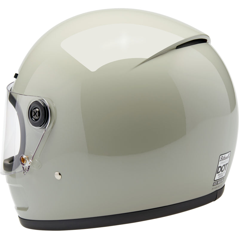 BILTWELL Gringo SV Helmet Gloss - Chalk Gray