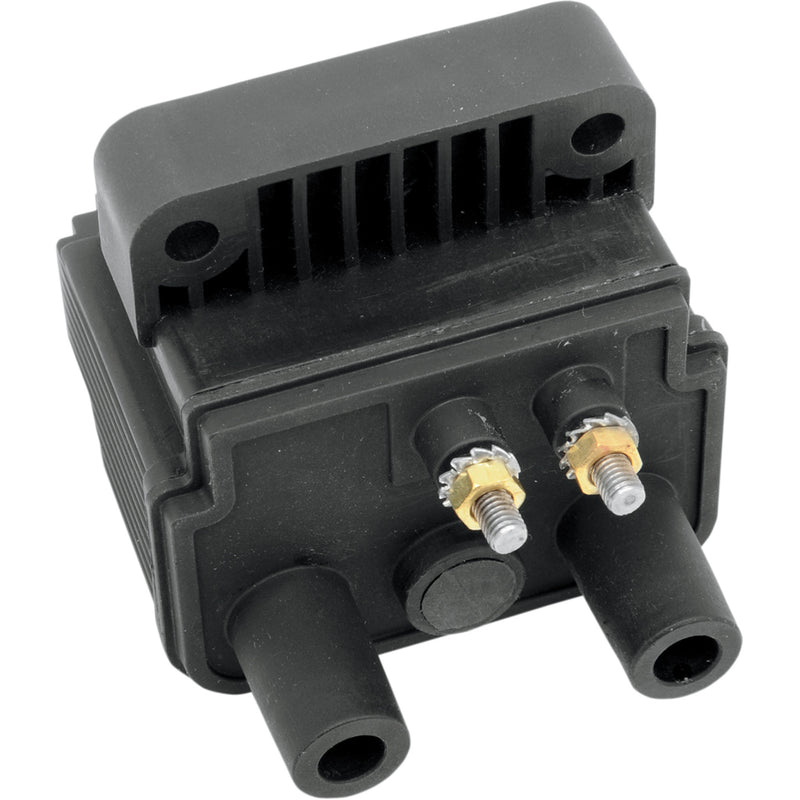 DRAG SPECIALTIES 12 Volt Mini Dual-Fire Ignition Coil Ohm - Black