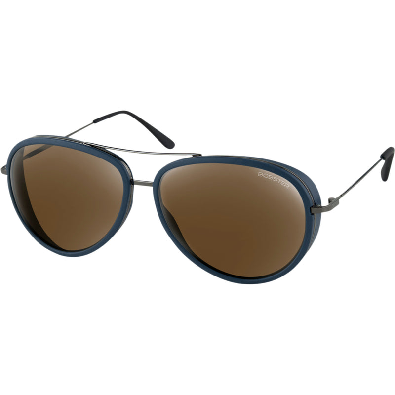 BOBSTER 2610-1391 BICE101HD Ice Sunglasses matte navy gunmetal - brown hd silver mirror