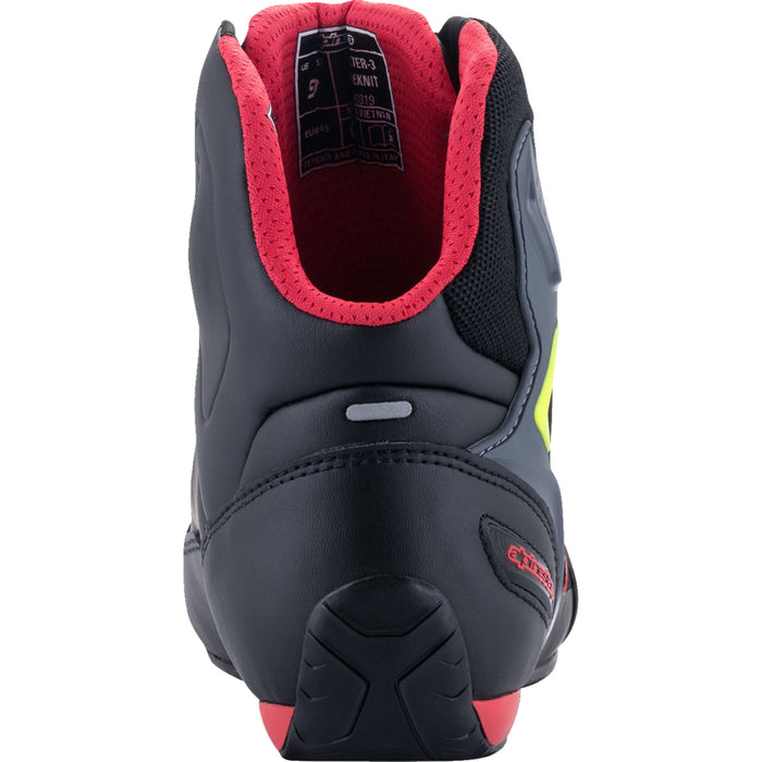 ALPINESTARS 3405-3031 25103191368 Faster-3 Rideknit® Shoes black/red/yellow - us 8